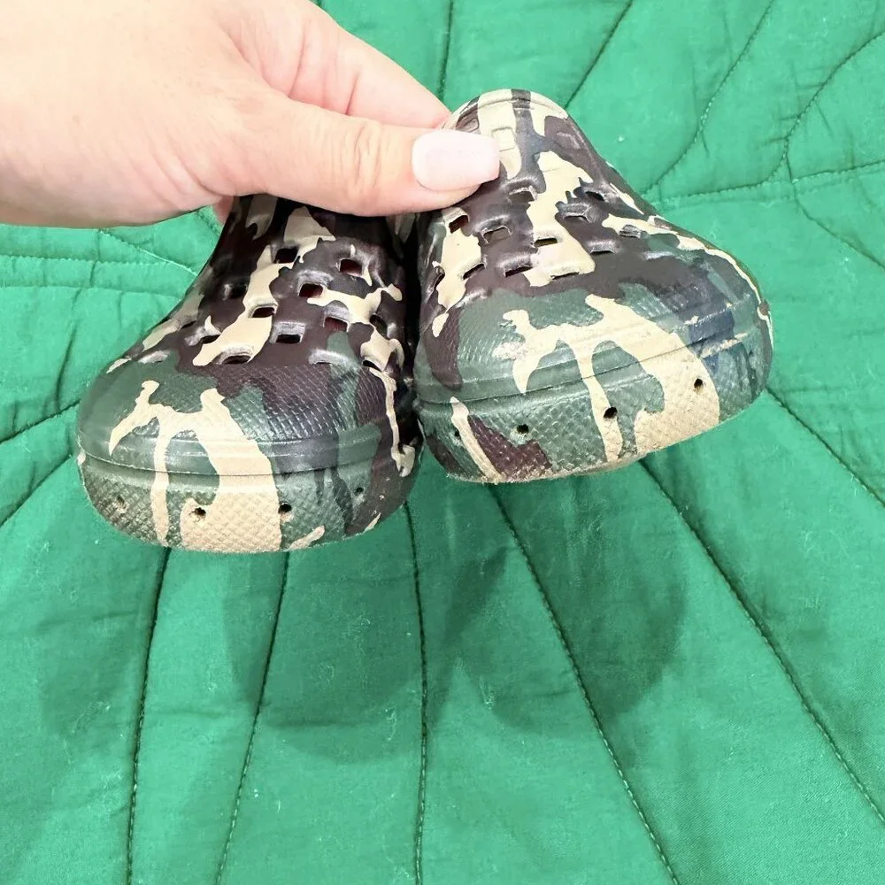 Vans Toddlers 4 Camo Slip-On Trek Shoes